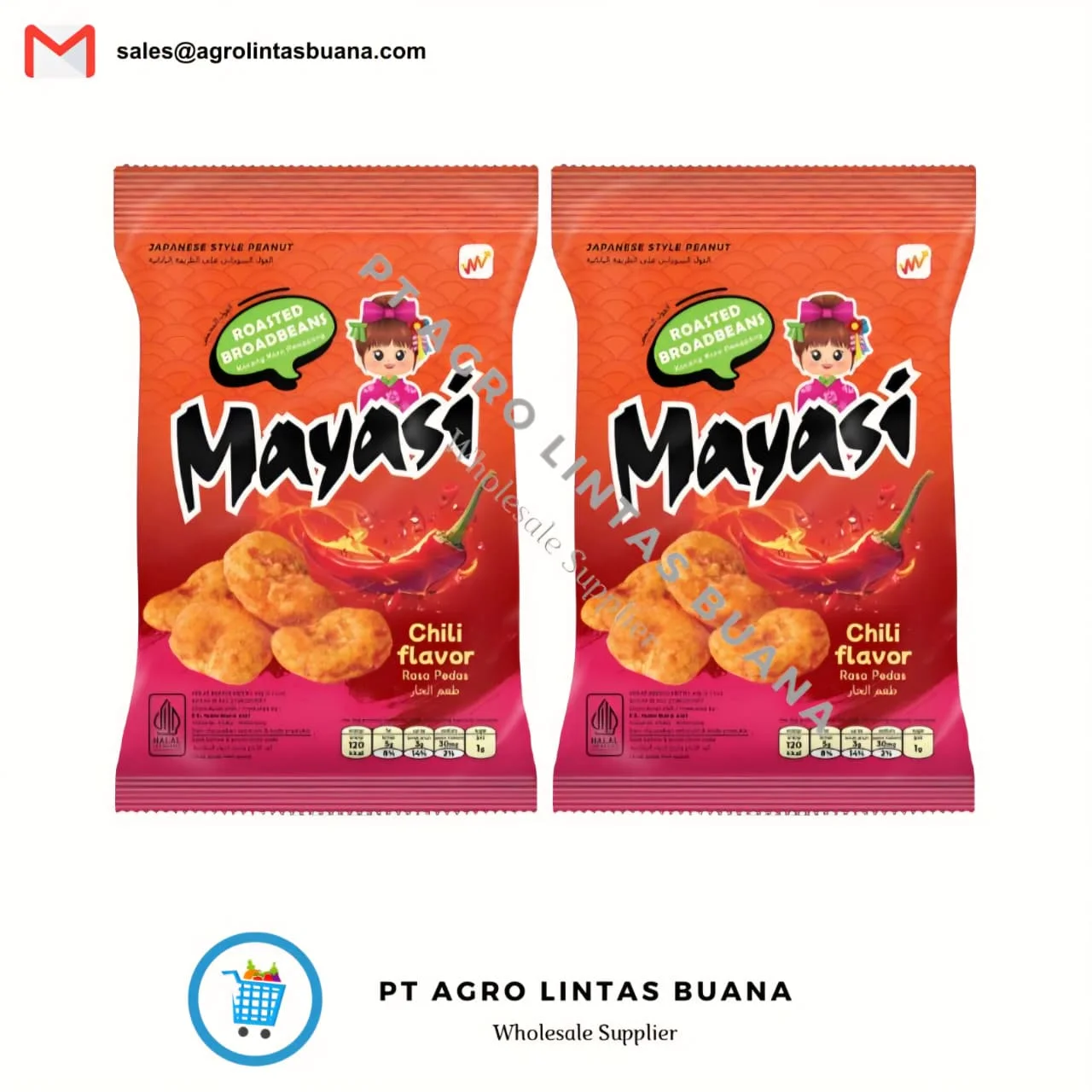 Mayasi Chili Flavor Roasted Broadbeans